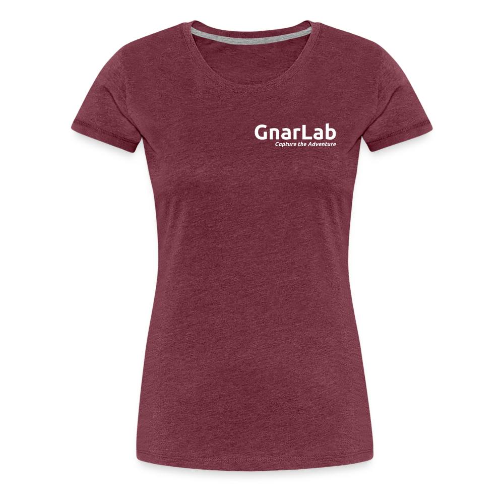 GnarLab w/ Mountains on Back - Women's - heather burgundy