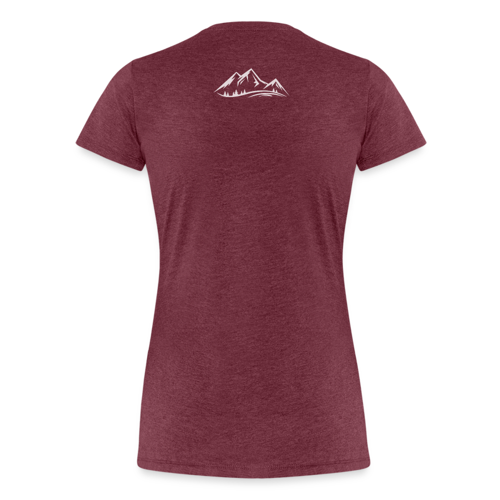 GnarLab w/ Mountains on Back - Women's - heather burgundy