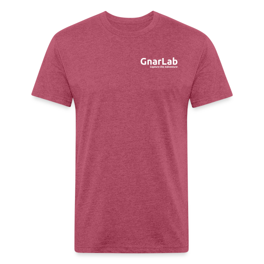 GnarLab W/ Mountains on Back - Men's - heather burgundy