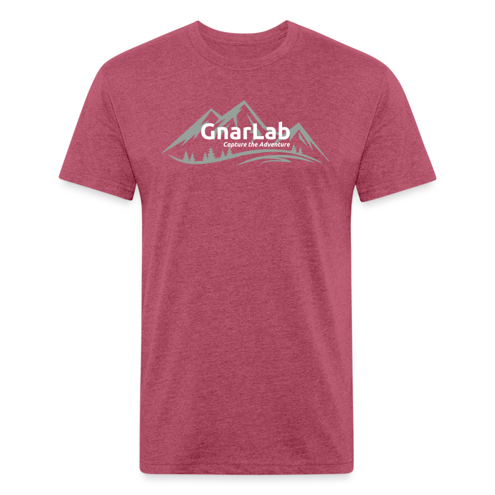 GnarLab Mountains T-Shirt - Men's - heather burgundy